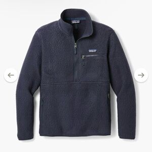 Patagonia Women’s Retro Pile Fleece Marsupial Pullover - Sunken Blue